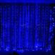 Гирлянда Водопад B-light 3*2,5 м, 480 диодов, прозрачный провод, +стат, цвет синий