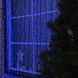 Гирлянда уличная Штора В-light 3*3 м, 480 диодов, черный провод, цвет синий, с мерцанием flash
