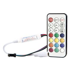 Контроллер SMART RGB Prolum (21 кнопка; IR; 6A; WS2811;WS2812)