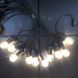 Ретро гирлянда для помещений B-light, 10 метров 20 филаментных LED ламп, чёрная