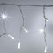 Гирлянда Бахрома B-light 3*0,5 м, 108 диодов, прозрачный провод, цвет белый холодный