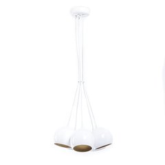 Светильник подвесной Bowl C150-5 Белый глянец с золотом(1390)